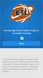 Mobile Screenshot of eastsidetravelleague.org