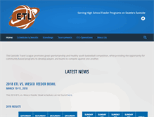Tablet Screenshot of eastsidetravelleague.org